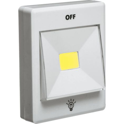 Spot avec Interrupteur "Lumineux" 10cm Blanc (1/2)