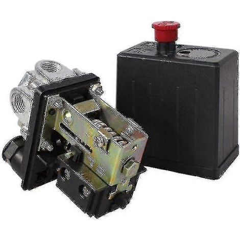 Pressostat pour compresseur d'air, vanne de régulation 240 V 175 psi, usage intensif (1/3)