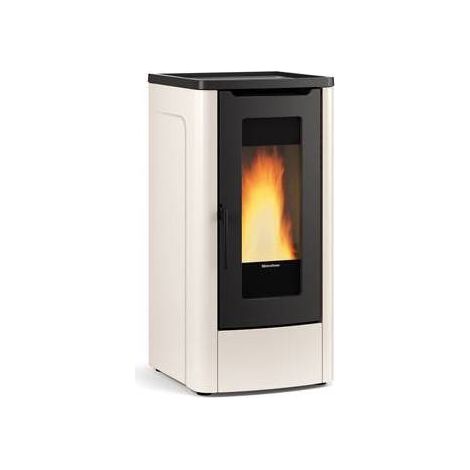 STUFA PELLET CANALIZ 10 KW DAHIANA PLUS 5.0 AVORIO EVO V4-5