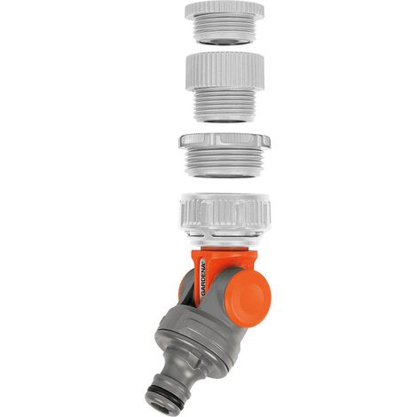Raccord Articulé Avec Adaptateurs 1'', 3/4'', 5/8, 1/2'' (BLISTER) Gardena (1/2)