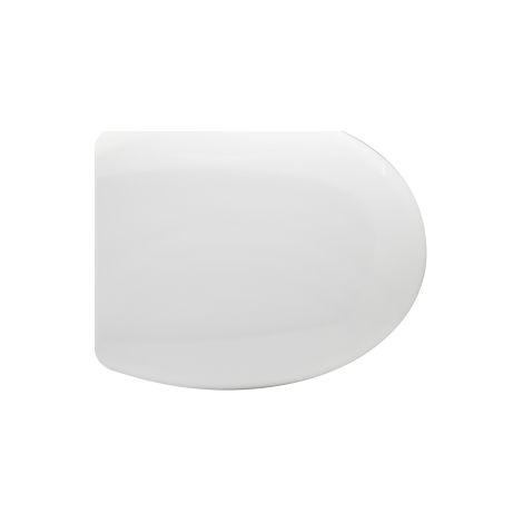 Abattant WC thermodurcissable TD16 Abattant WC 40,5-45 x 38 cm avec charnie'res re'glables A et C blanc