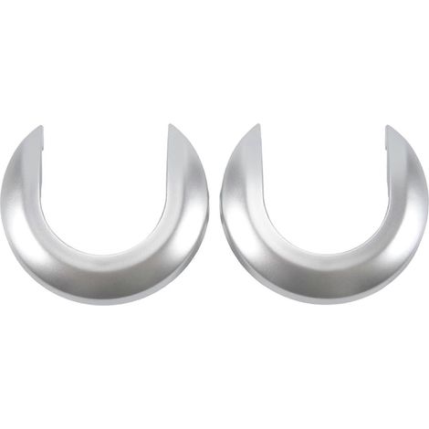 Lot de 2 caches de poignées de porte intérieures pour Nissan Tiida 2005-2010 1.6 LIVINA NV200 Geniss Gris Argent (1/5)