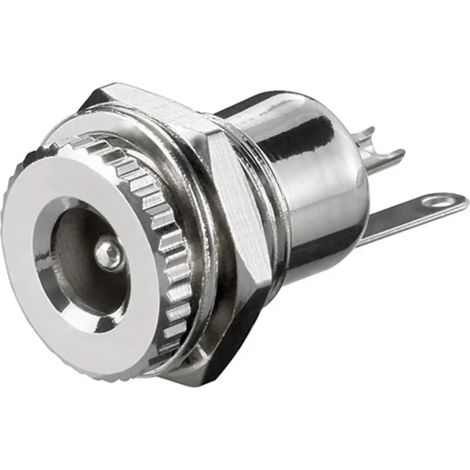 Goobay Cavi cilindrici maschi diametro 2,1 mm in metallo
