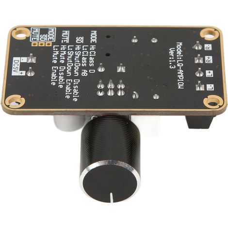 Carte d'amplificateur de puissance numérique PAM8406 pour petit haut-parleur DIY 5W+5W stéréo deux canaux Classe D Module d'amplificateur de puissance 5V (1/5)