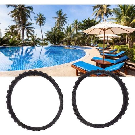 2 pièces chenilles de nettoyage pour piscine compatibles avec modèles MX6, MX8, MX9 – pièce détachée pour robot nettoyeur de piscine (référence R0526100)