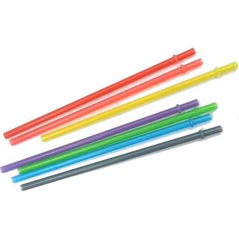 Embout Silicone PVC PP pour Straw Antipoussière Réutilisable Transportable Plug Kids Familles et Straw Aléatoire sans Bouchon (1/5)
