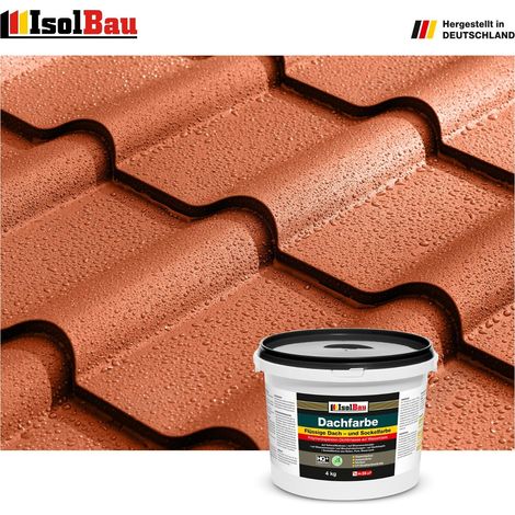 IsolBau Dachfarbe Ziegelrot 4 kg (1/5)