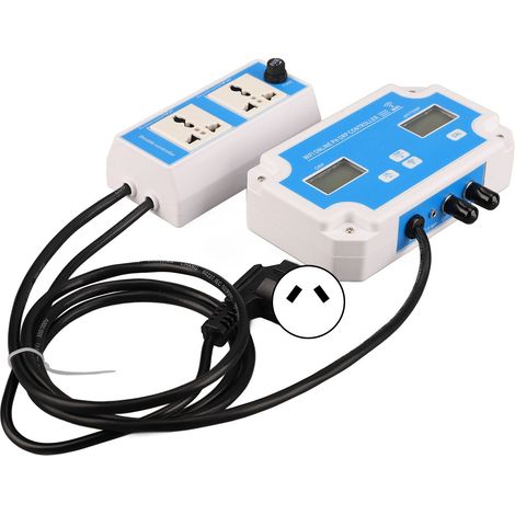 Testeur de qualité de l'eau 3 en 1 (ORP, pH, température) avec application sans fil et Wi-Fi pour laboratoire, spa et piscine (prise australienne 230 V). (1/5)
