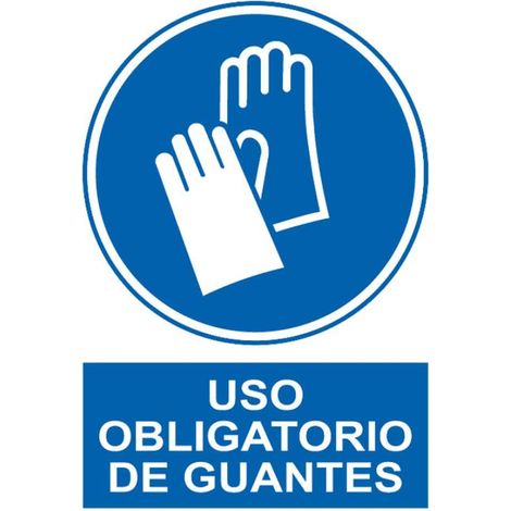 normaluz señal luminiscente obligator.uso guantes21x30 rd20003