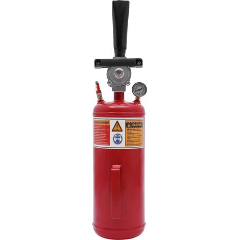 Démarreur de talon de pneu, capacité de 8L, poignée ergonomique, Rouge (1/2)
