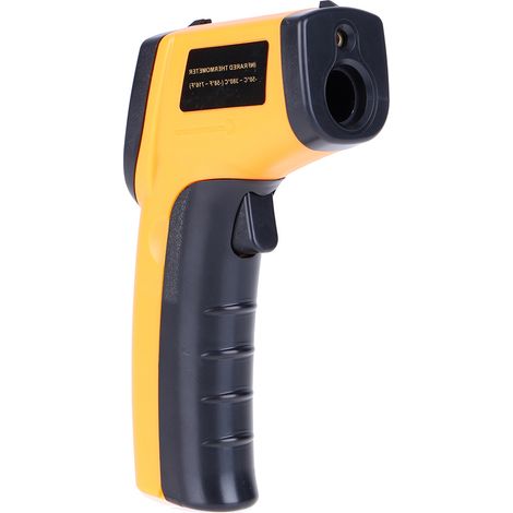 Thermomètre infrarouge portable à écran LCD rétroéclairé, thermomètre laser industriel pour cuisine, barbecue et automobile (1/3)