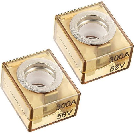 Fusible de borne 300 A pour batterie marine, étanche IP66, pour la protection des circuits dans les grues et les stations de charge marines. (1/5)
