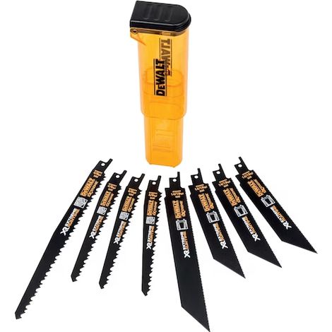 Juego de 8 hojas de sierra de sable DEWALT XR Extreme Runtime - DT99551 (1/4)
