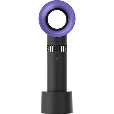 Ventilateur portatif, mini ventilateur portable sans pales rechargeable par USB, ventilateur électrique personnel portable de quatrième génération (mèche) (1/5)