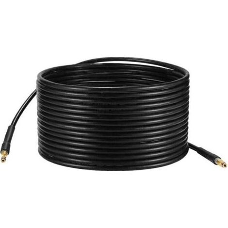 15M Rallonge de Tuyau pour Nettoyeur Haute Pression Kärcher K Series K2 K3 K4 K5 K6 K7 Karcher, 15M Flexible Tuyau de Rechange Quick Connect avec Embouts en Laiton (1/4)