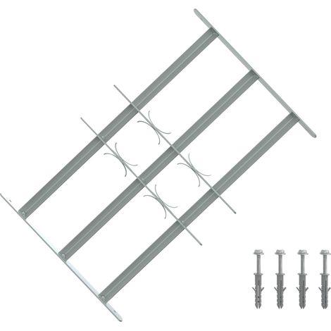 vidaXL Griglia di Sicurezza per Finestra con 3 Traversine 3 pcs