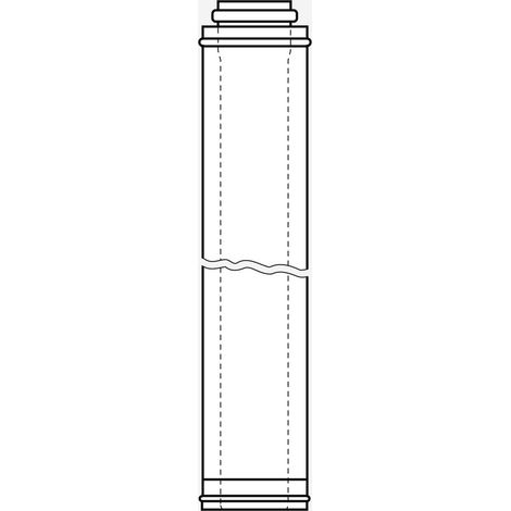 Rohr INOX/PP 0,5 m DN350/250 - 48000011552 von Weishaupt