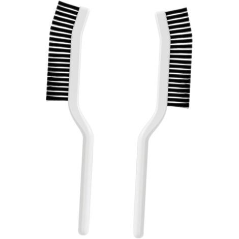 QORVA-Lot de 2 brosses longues à fentes pour lingettes murales, porte-éponge, équipement de nettoyage pour pigeons, nettoyeur de vitres, nettoyeur de tuyaux (1/5)
