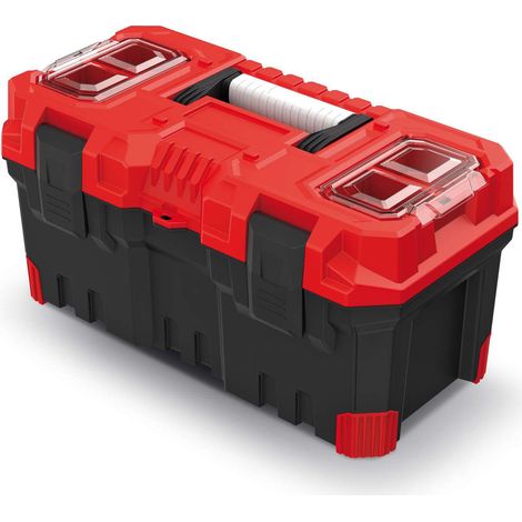 Boîte à outils Titan Plus50 - Noir/Rouge - Organisateur pratique - 25L de capacité (1/5)