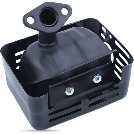 Kit de Silencieux Échappement pour Honda GX200 GX160 GX120 GX140, ADEFOL Echappement avec Tuyau + Joint + Bougie d'allumage Pièces de Rechange Silencieux Moteur Accessoires (1/4)