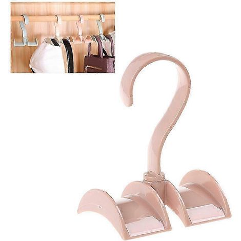 Support pivotant pour penderie, crochet mural rotatif à 360°, porte-manteau pour vêtements, sacs et accessoires, finition robuste, usage domestique (1/5)