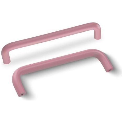 4 Pièces Poignée de Meuble en Aluminium 128mm Poignees de Portes pour Placards avec Vis Boutons Tiroir pour Armoire Cuisine,Rose (1/5)