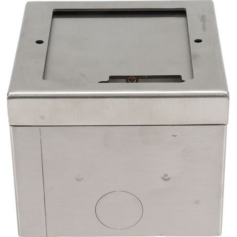 Prise de sol encastrée conforme aux normes européennes, style marbre, en acier inoxydable, 250 V CA (1/5)