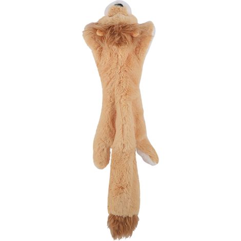 Jouet Chien Squeaker - Sans Rembourrage - En Tissu Épais avec Papier Froissé et Double Sifflet - Pour Chiens Petits à Moyens et Chiots - Lot de 3 Animaux (1/4)