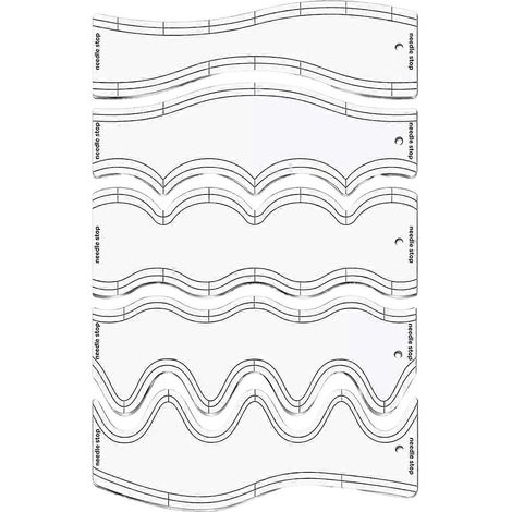 Gabarit de dessin à faire soi-même, règle de tailleur souple pour patchwork (1/5)
