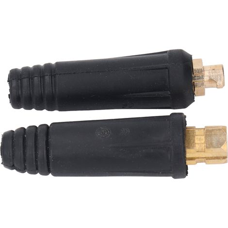 1 paire connecteurs câble soudure laiton DKJ10-25 DKZ10-25 connexion rapide poste à souder 200-300A 35-50 mm² pour argon TIG + accessoires (1/5)