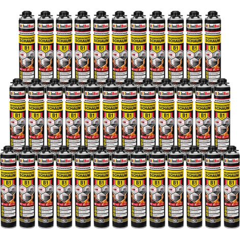 IsolBau Feuerfester Schaum B1 Brandschutzschaum 36 x 750 ml (1/5)