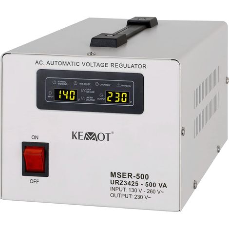 Kemot URZ3425 - Regolatore di tensione automatico MSER-500 (500 VA, servomotore) (1/3)