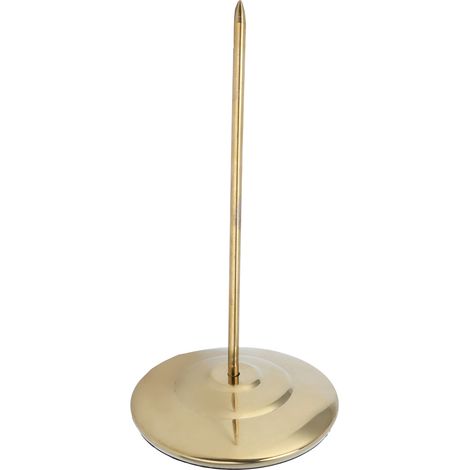 Picot antidérapant en acier inoxydable pour reçus, idéal pour les restaurants, les bars et les cuisines (doré brillant) (1/5)