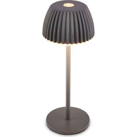 LED Tischlampe Akku LED Tischleuchte Dimmbar Kabellos Touch Aussen/Innen