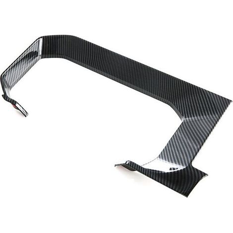 Copertura in fibra di carbonio per la console centrale del cruscotto dei modelli Land Rover Prado 250 LC250 con guida a sinistra del 2024.