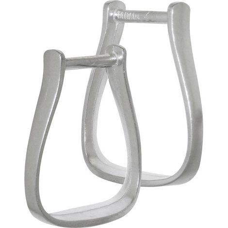 Staffe western in alluminio tipo grande con attacco da 75 mm