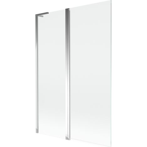 Mexen Mist L paroi de baignoire à 2 volets 120 x 150 cm, transparent, chrome - 8A9L-120-011-01-00