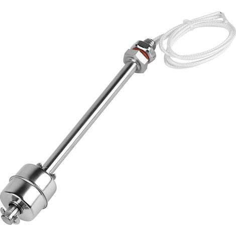 Interruptor de flotador de acero inoxidable de 150 mm, sensor de nivel de agua M10, controlador de nivel de agua de 0 a 220 V, sensor de nivel de líquido para bomba de agua, piscina y estanque. (1/5)