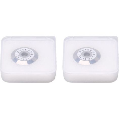 Lame de couperet de fibres en carbure de tungstène, 20mm, roue de coupe à 12 côtés pour SKL‑ 8A FC‑ 65 SKL‑ 60S, 2 pièces (1/5)
