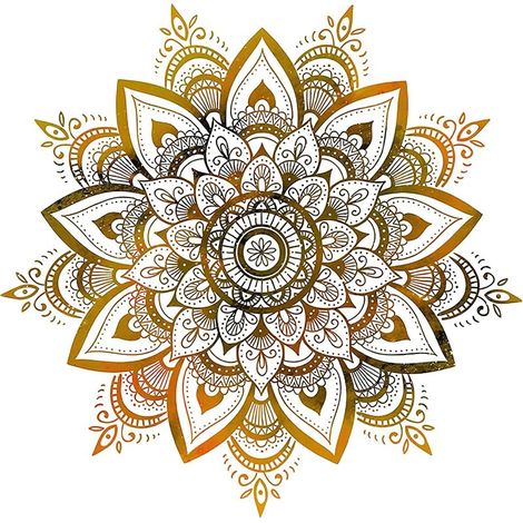 Sticker Mural Mandala Autocollant Mural Mandala pour Chambre à Coucher Autocollant Mural Sticker Mural Art Boho Style Couloir Yoga Décoration Murale, Autocollant Mural Plantes Fleurs pour (1/5)