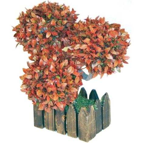 Roter künstlicher Bonsai-Baum