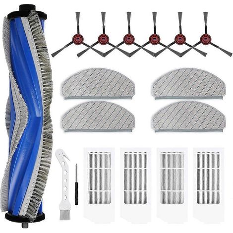 Filtre pour aspirateur brosse pour aspirateur Filtre de brosse pour aspirateur filtre de Accessoires ECOVACS DEEBOT N20 Plus/ PRO Plus Robot Aspirateur – pièce détachée Main Side Brosse – Filtre Serpi (1/5)