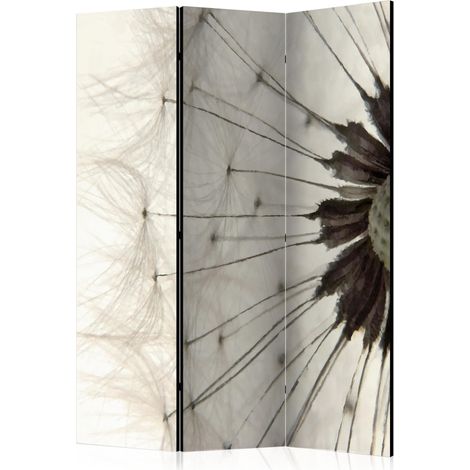 Paravento - White Dandelion [Room Dividers] - 135x172 (1/4)