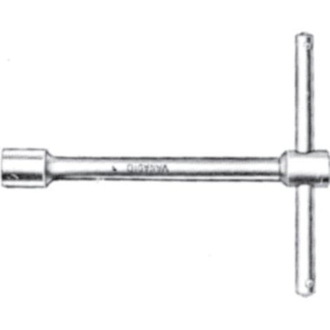 ORECA-CHIAVE A T BOCCA ESAGONALE MODELLO CORTO mm 4 CROMATE (1/2)