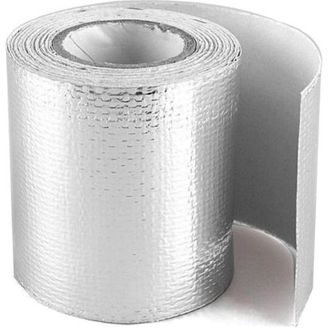 Ruban Thermique Réfléchissant - Isolant Thermique pour Échappement et Admission d'Air - Auto-Adhésif - Résistant jusqu'à 200 °C - 5 m (1/3)