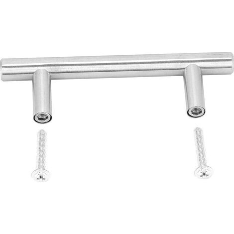 T-förmige Möbelgriffe aus Edelstahl, Zuggriffe, robuste Küchentürgriffe mit Schrauben für Küchenbeschläge (150 mm). (1/5)