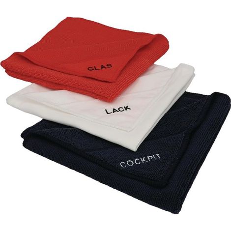 NIGRIN 71111 Microfasertuch 3 St. (L x B) 40 cm x 40 cm (1/3)