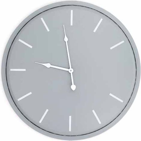 Karlsson Wall Clock - Metal - L4 x W49 x H49 cm - Grey
