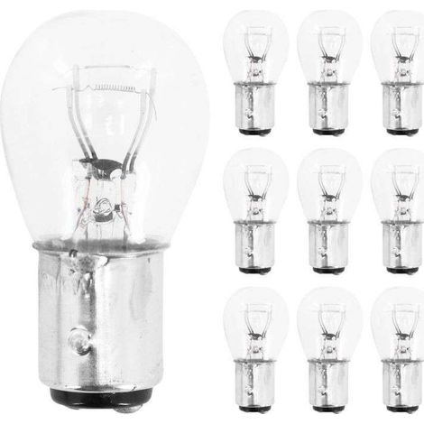 10x Ampoule 6V 21/5W BAY15D double filament éclairage lumière universel bricolage (1/2)