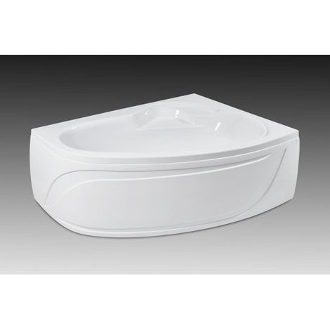 Baignoire d'angle HERMIA 150x105 cm Droit avec tablier